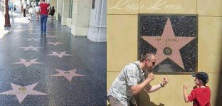 Nama Muhammad Ali satu-satunya dicetak di dinding di The Hollywood Walk of Fame (foto/int)